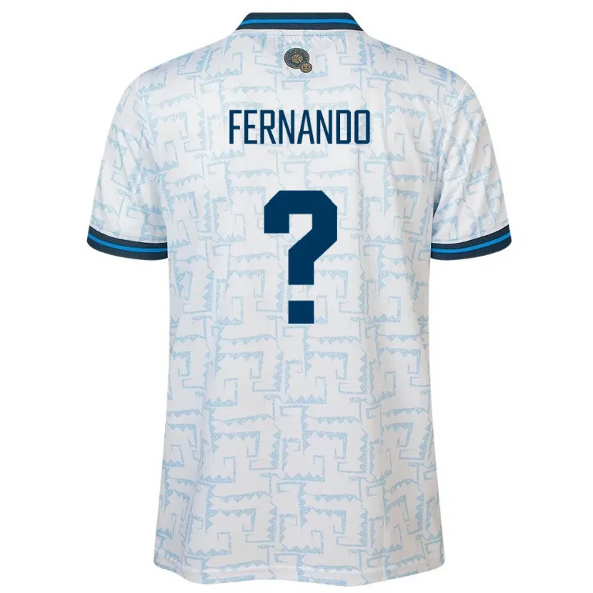 DanxenキッズエルサルバドルFernando Sánchez#0白アウェイシャツ24-26ジャージーユニフォーム
