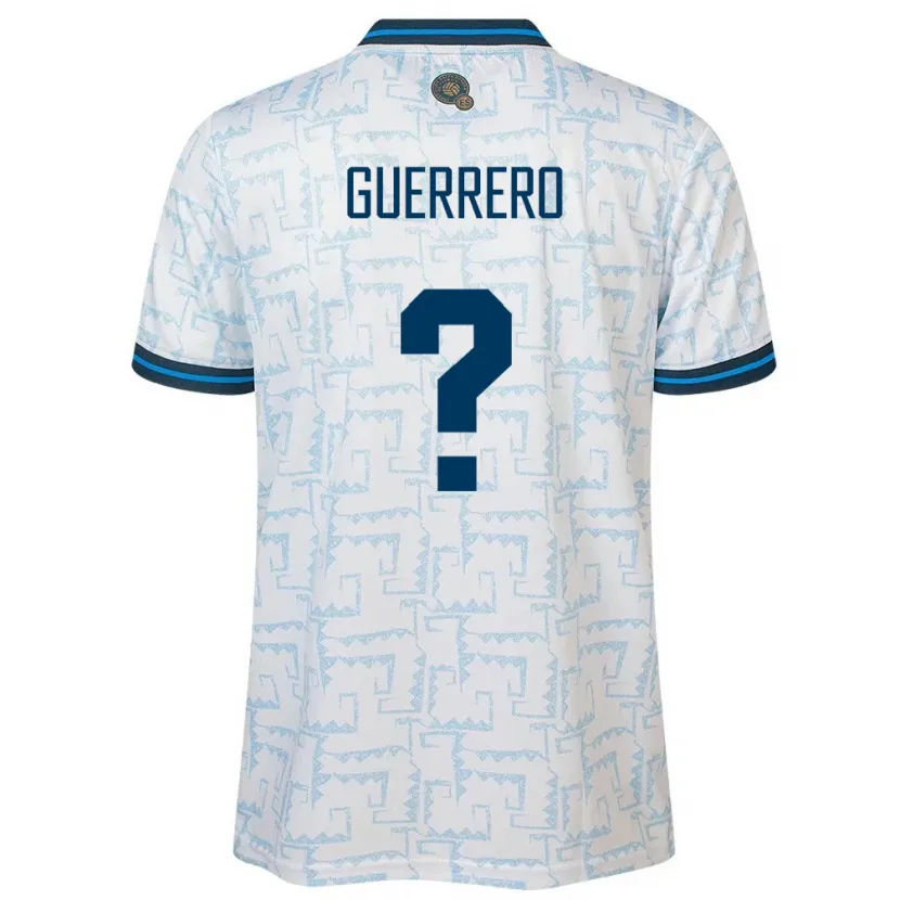 DanxenキッズエルサルバドルAlexander Guerrero#0白アウェイシャツ24-26ジャージーユニフォーム
