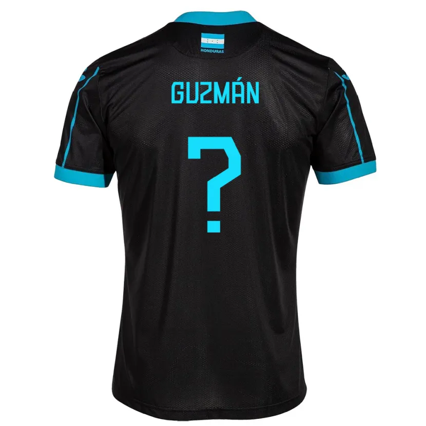 DanxenキッズホンジュラスGiselle Guzmán#0黒アウェイシャツ24-26ジャージーユニフォーム