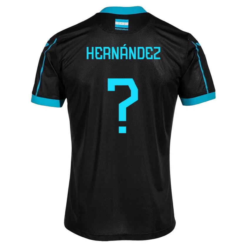 DanxenキッズホンジュラスRiccy Hernández#0黒アウェイシャツ24-26ジャージーユニフォーム