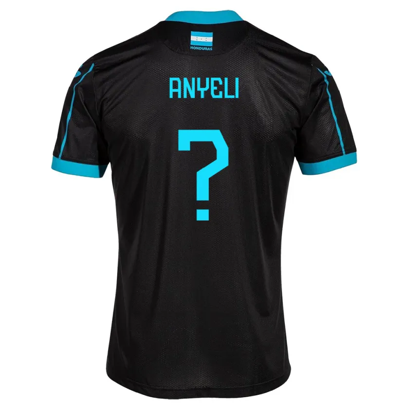 DanxenキッズホンジュラスAnyeli Rodriguez#0黒アウェイシャツ24-26ジャージーユニフォーム
