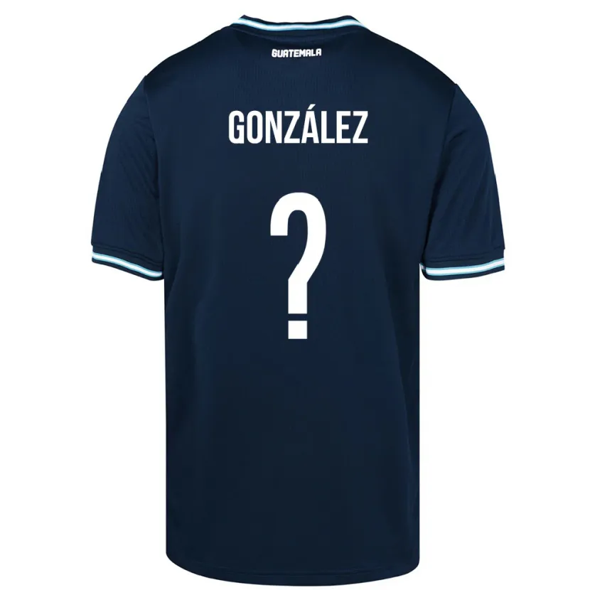 DanxenキッズグアテマラErick González#0青アウェイシャツ24-26ジャージーユニフォーム