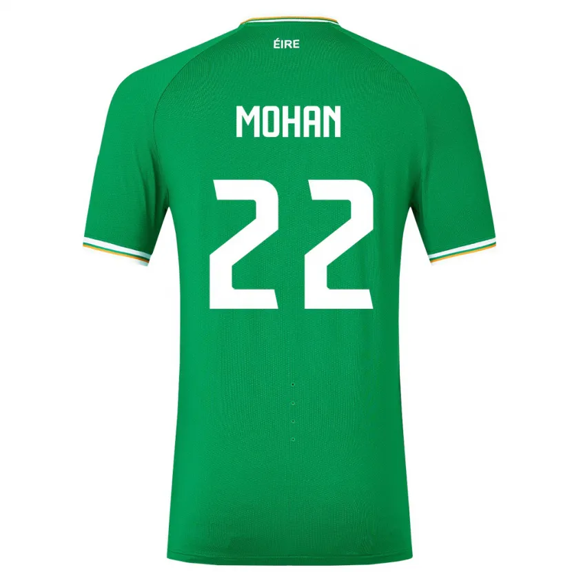 Danxenメンズアイルランド島Stephen Mohan#22緑ホームシャツ24-26ジャージーユニフォーム