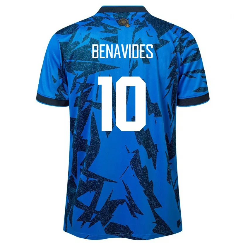 DanxenメンズエルサルバドルMatthew Benavides#10青ホームシャツ24-26ジャージーユニフォーム
