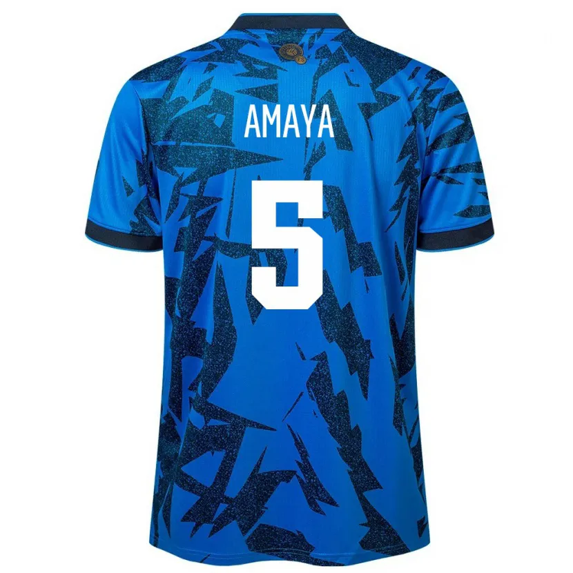 DanxenメンズエルサルバドルNicolle Amaya#5青ホームシャツ24-26ジャージーユニフォーム