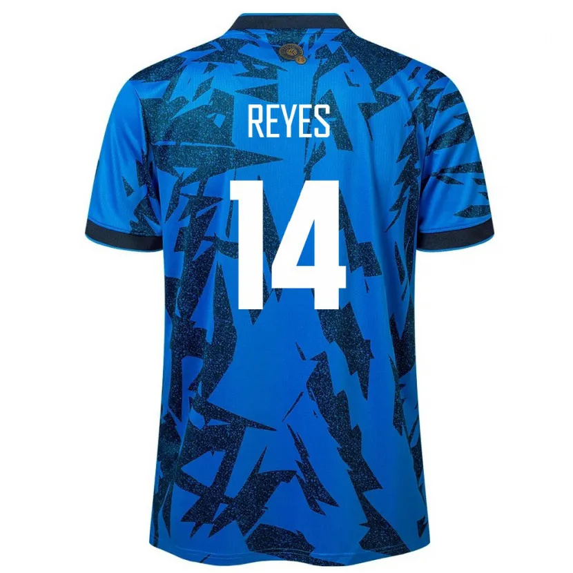 DanxenメンズエルサルバドルKaren Reyes#14青ホームシャツ24-26ジャージーユニフォーム