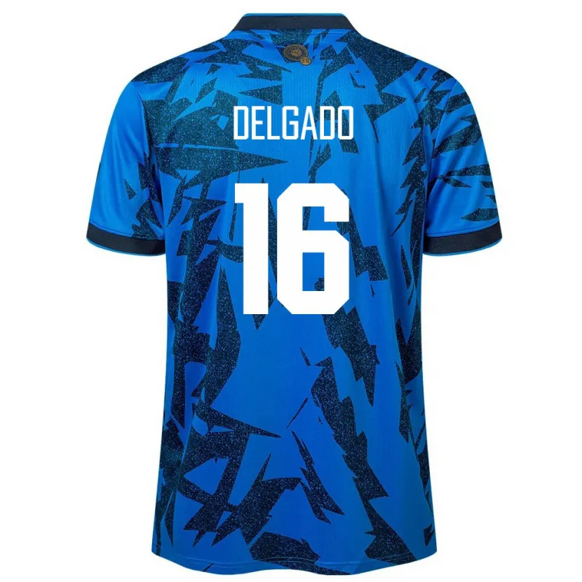 DanxenメンズエルサルバドルVasthy Delgado#16青ホームシャツ24-26ジャージーユニフォーム