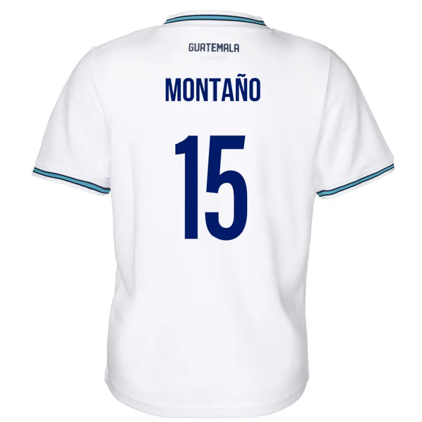 DanxenメンズグアテマラFigo Montaño#15白ホームシャツ24-26ジャージーユニフォーム