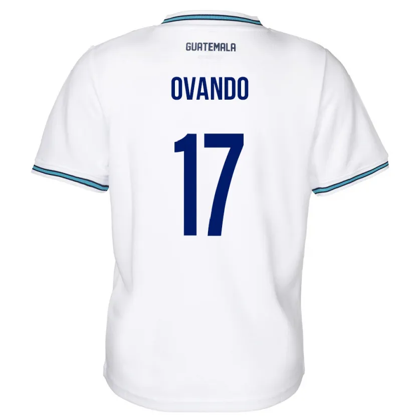 DanxenメンズグアテマラSandra Ovando#17白ホームシャツ24-26ジャージーユニフォーム