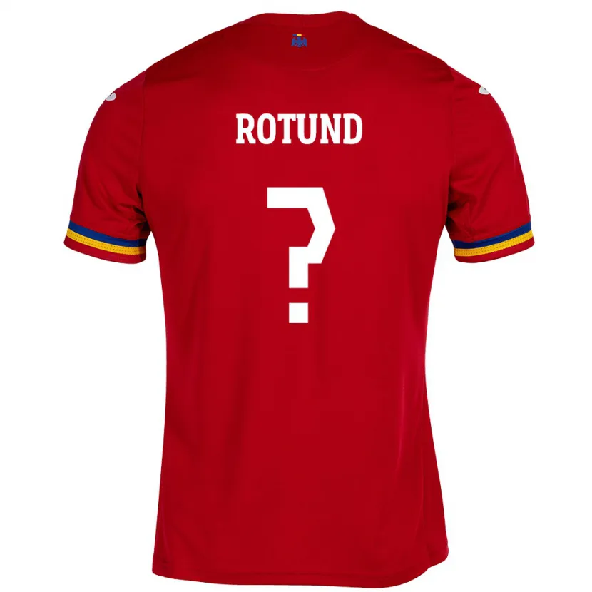 DanxenメンズルーマニアRaul Rotund#0赤アウェイシャツ24-26ジャージーユニフォーム