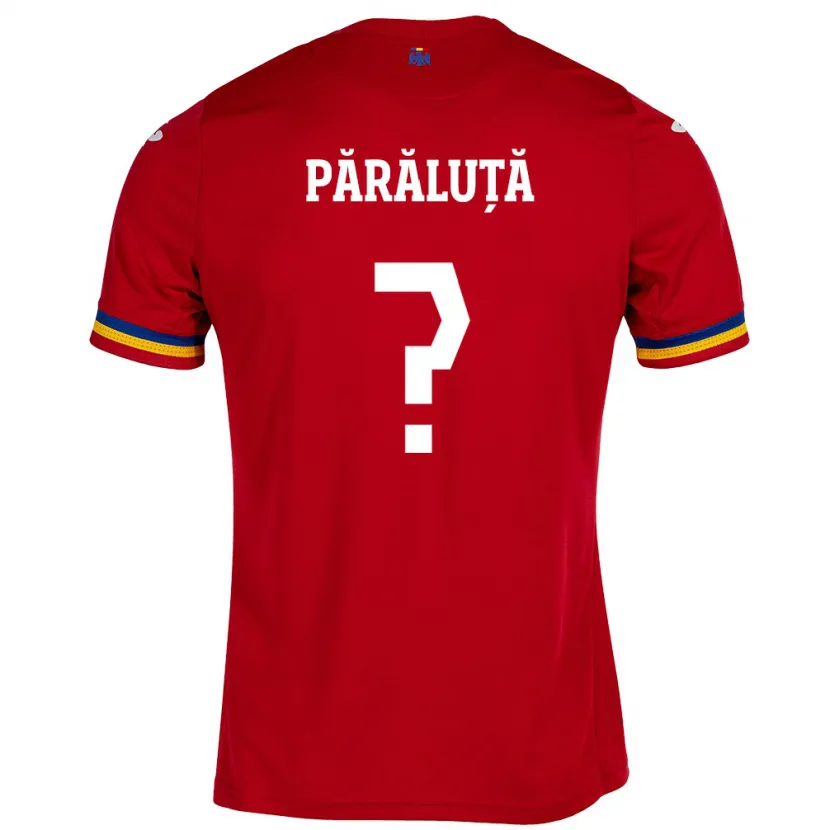 DanxenメンズルーマニアAndreea Părăluță#0赤アウェイシャツ24-26ジャージーユニフォーム