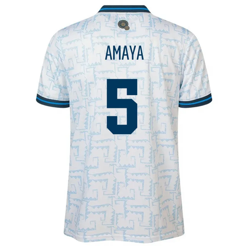 DanxenメンズエルサルバドルNicolle Amaya#5白アウェイシャツ24-26ジャージーユニフォーム
