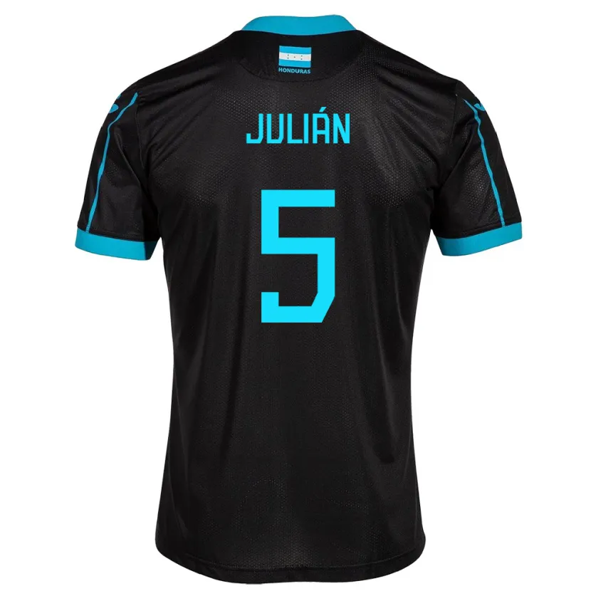 DanxenメンズホンジュラスJulián Martínez#5黒アウェイシャツ24-26ジャージーユニフォーム