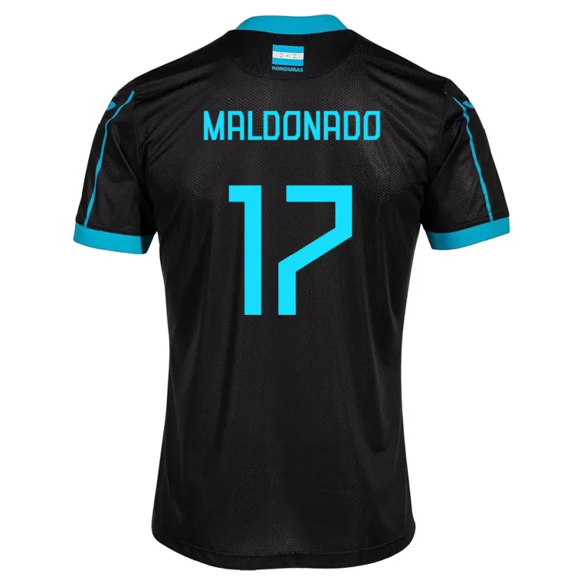 DanxenメンズホンジュラスAxel Maldonado#17黒アウェイシャツ24-26ジャージーユニフォーム
