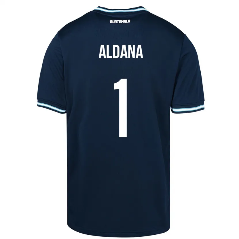 DanxenメンズグアテマラDavid Aldana#1青アウェイシャツ24-26ジャージーユニフォーム