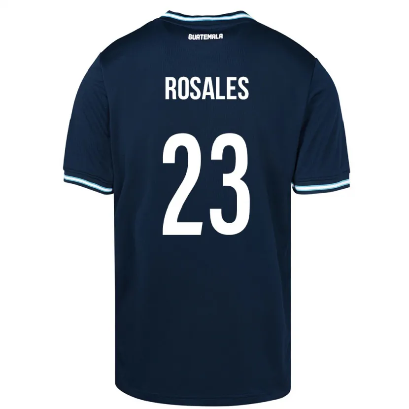 DanxenメンズグアテマラYareni Rosales#23青アウェイシャツ24-26ジャージーユニフォーム