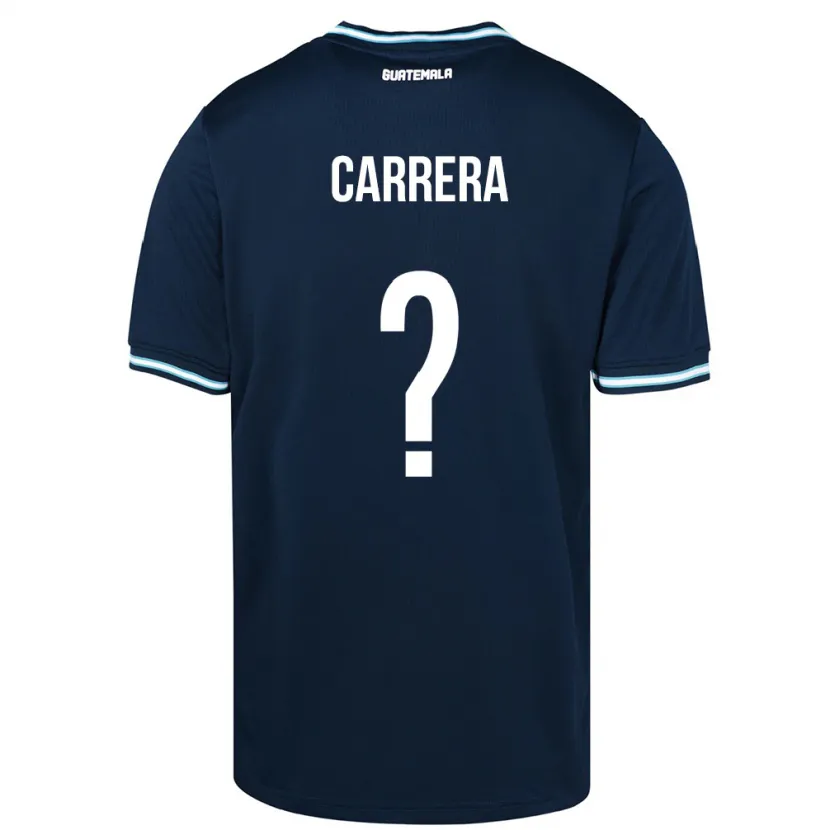DanxenメンズグアテマラNaydelin Carrera#0青アウェイシャツ24-26ジャージーユニフォーム
