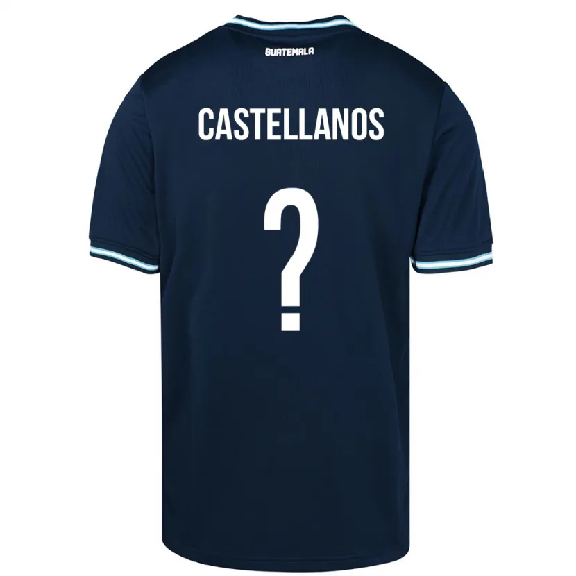 DanxenメンズグアテマラJezmin Castellanos#0青アウェイシャツ24-26ジャージーユニフォーム