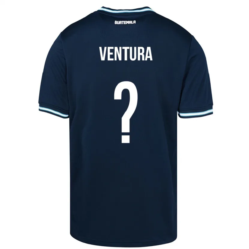 DanxenメンズグアテマラLesly Ventura#0青アウェイシャツ24-26ジャージーユニフォーム