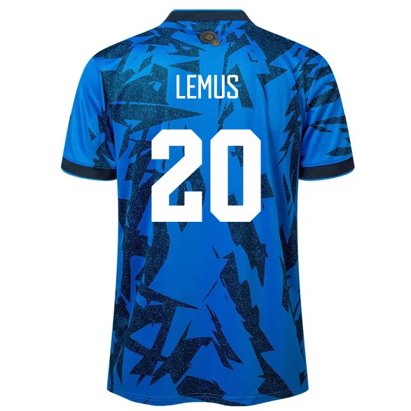 DanxenレディースエルサルバドルDiego Lemus#20青ホームシャツ24-26ジャージーユニフォーム