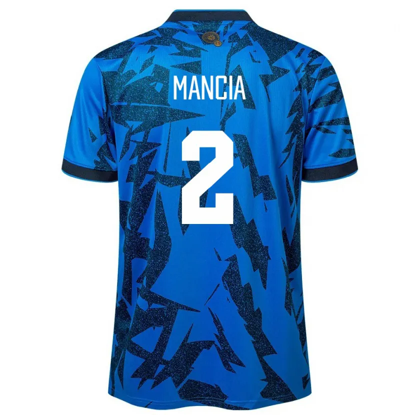 DanxenレディースエルサルバドルSteven Mancia#2青ホームシャツ24-26ジャージーユニフォーム