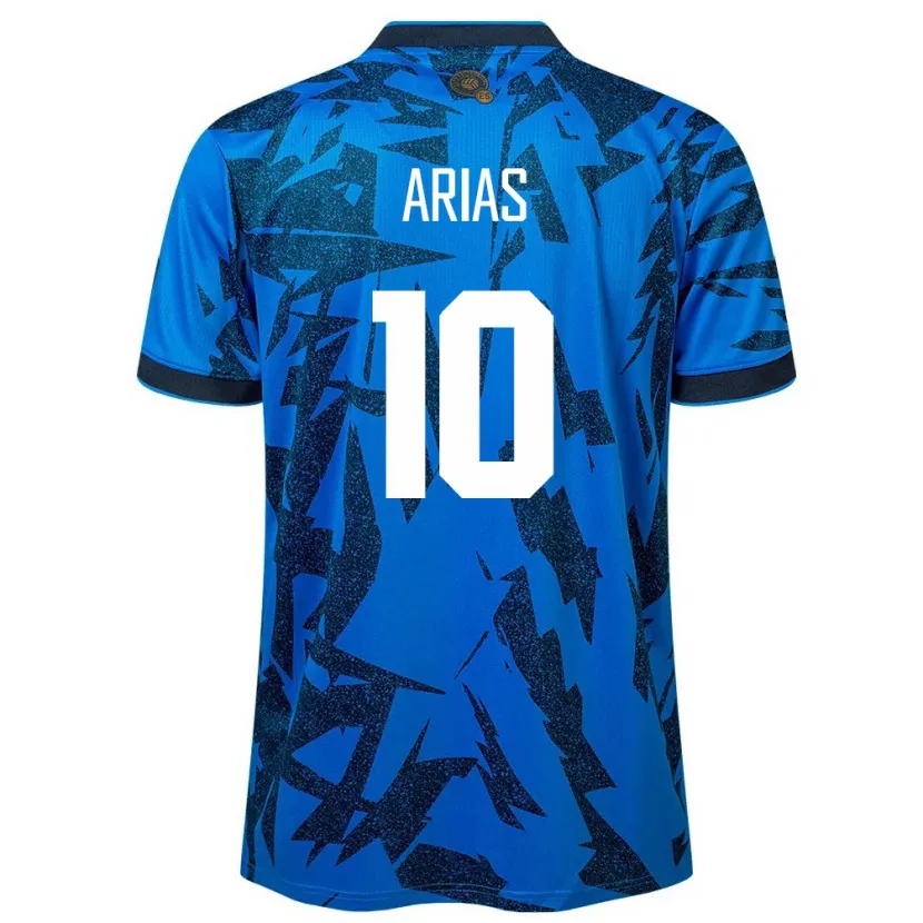 DanxenレディースエルサルバドルCristopher Arias#10青ホームシャツ24-26ジャージーユニフォーム