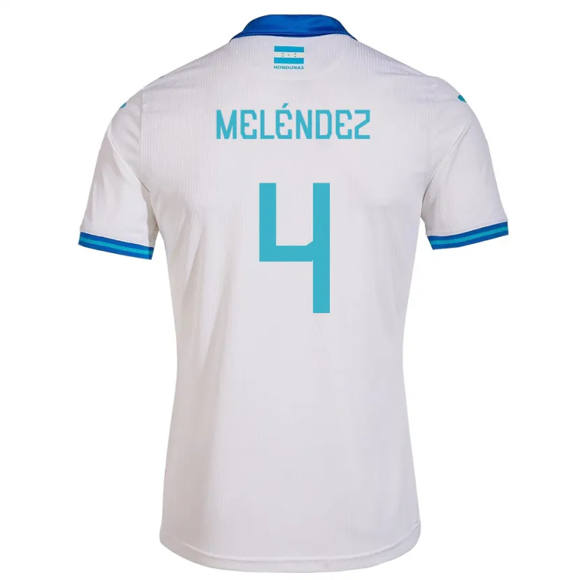 DanxenレディースホンジュラスCarlos Meléndez#4白ホームシャツ24-26ジャージーユニフォーム