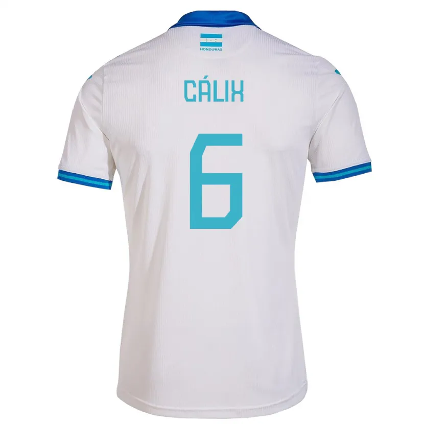 DanxenレディースホンジュラスNoel Cálix#6白ホームシャツ24-26ジャージーユニフォーム
