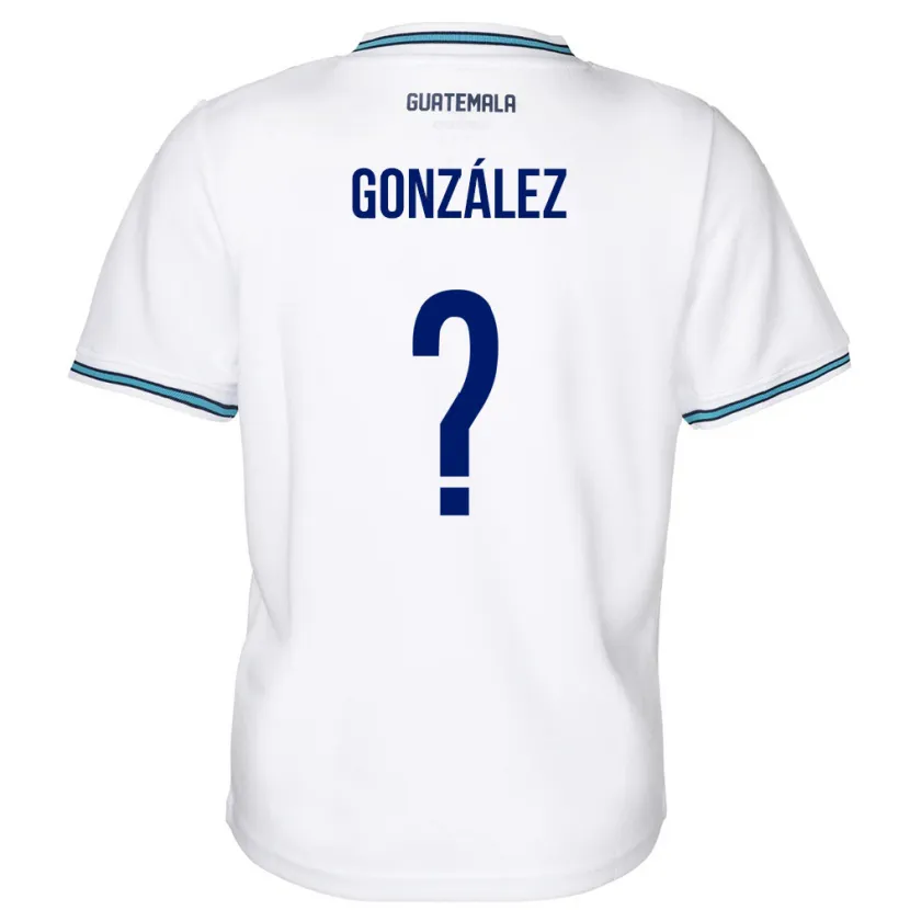 DanxenレディースグアテマラErick González#0白ホームシャツ24-26ジャージーユニフォーム