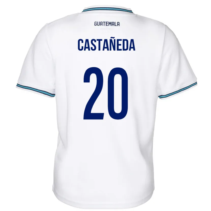 DanxenレディースグアテマラBrayam Castañeda#20白ホームシャツ24-26ジャージーユニフォーム