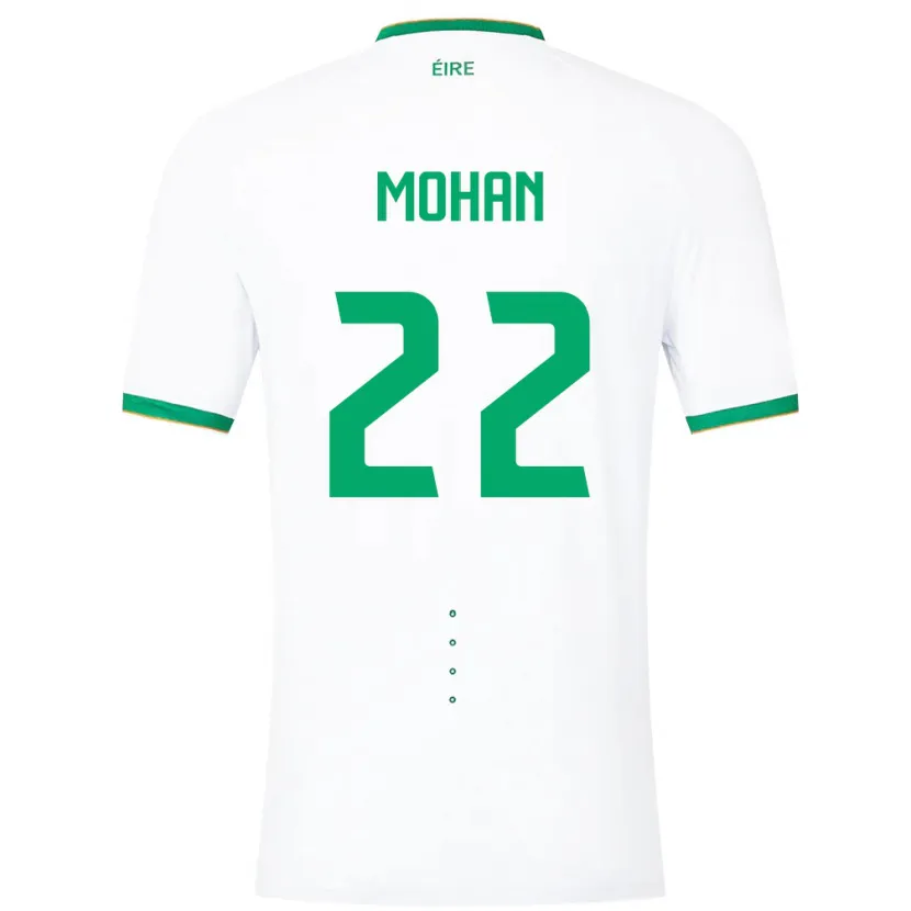 Danxenレディースアイルランド島Stephen Mohan#22白アウェイシャツ24-26ジャージーユニフォーム