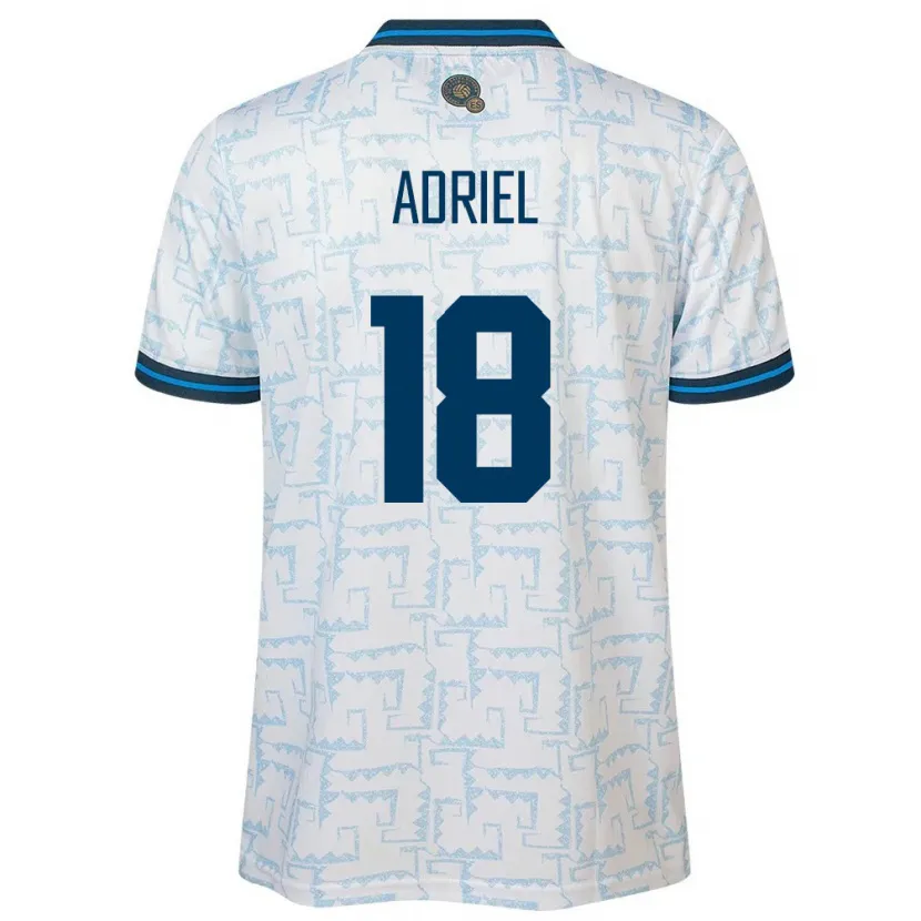 DanxenレディースエルサルバドルAdriel Martínez#18白アウェイシャツ24-26ジャージーユニフォーム