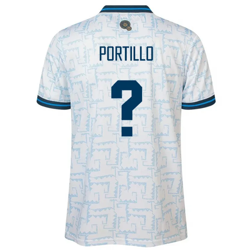 DanxenレディースエルサルバドルCristian Portillo#0白アウェイシャツ24-26ジャージーユニフォーム