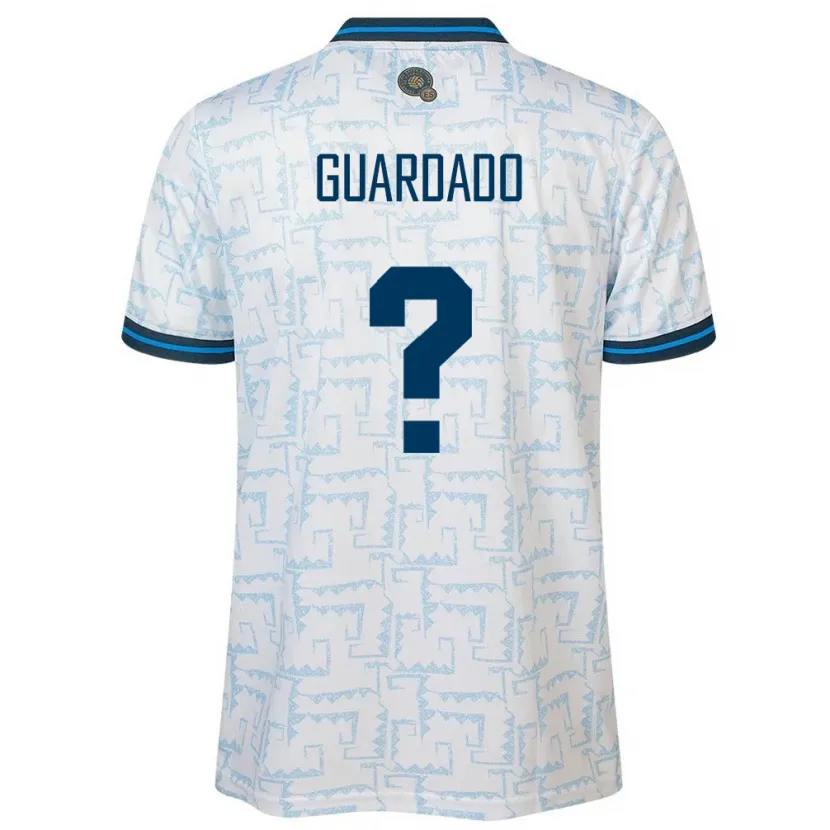 DanxenレディースエルサルバドルChristopher Guardado#0白アウェイシャツ24-26ジャージーユニフォーム