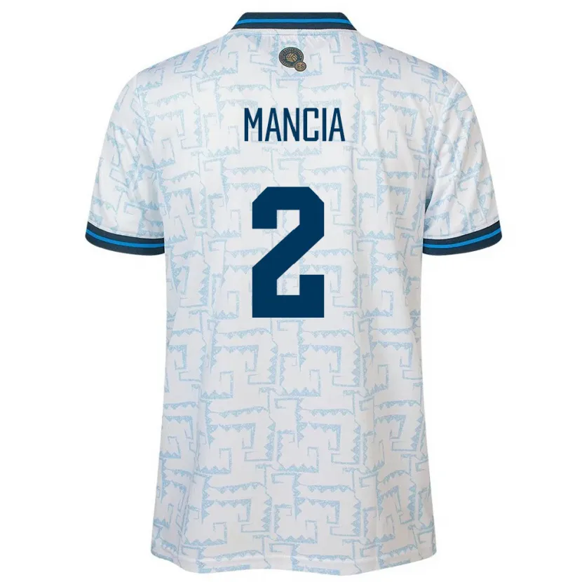 DanxenレディースエルサルバドルSteven Mancia#2白アウェイシャツ24-26ジャージーユニフォーム