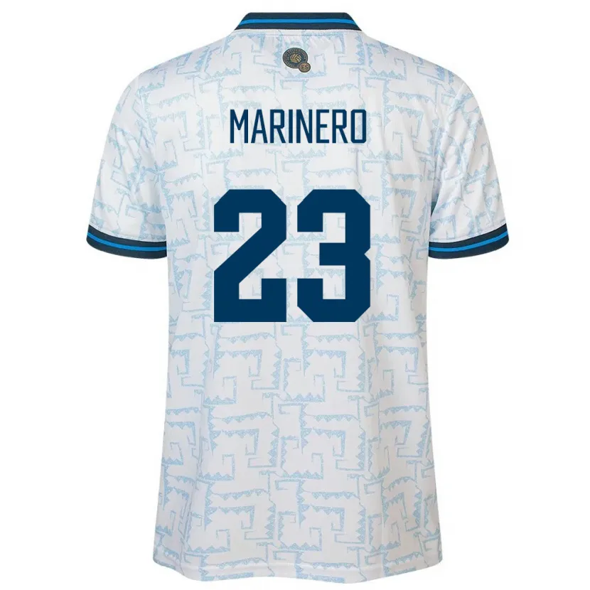 DanxenレディースエルサルバドルAmber Marinero#23白アウェイシャツ24-26ジャージーユニフォーム