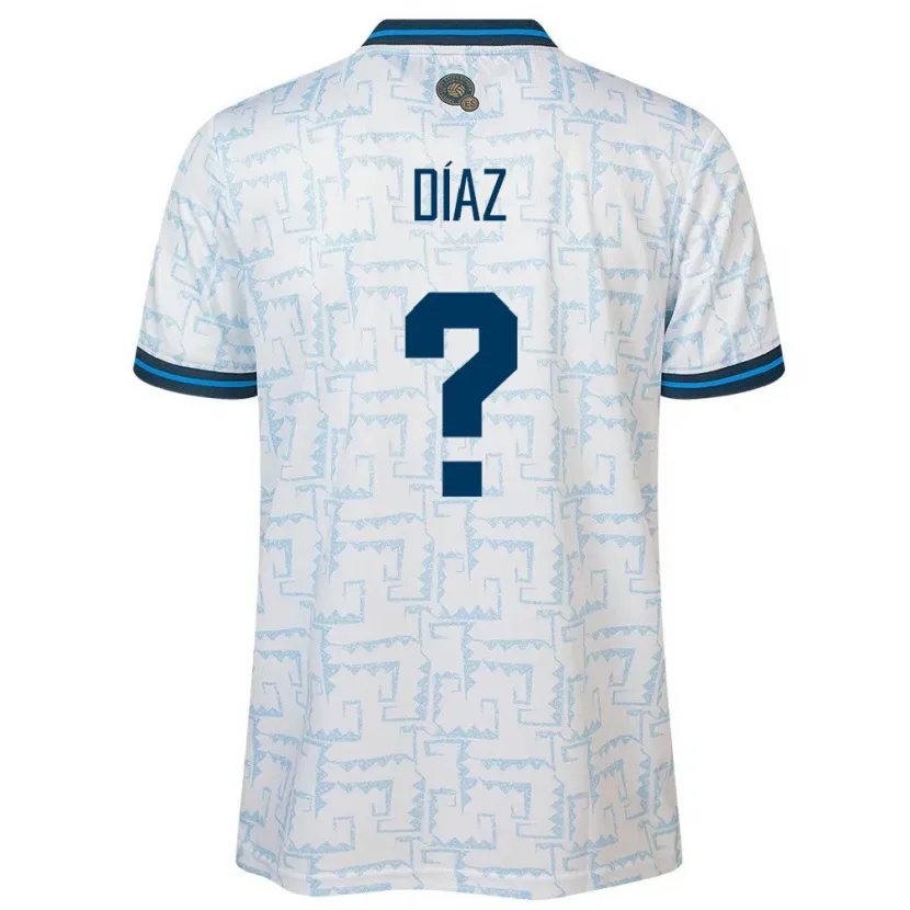 DanxenレディースエルサルバドルJasmine Díaz#0白アウェイシャツ24-26ジャージーユニフォーム