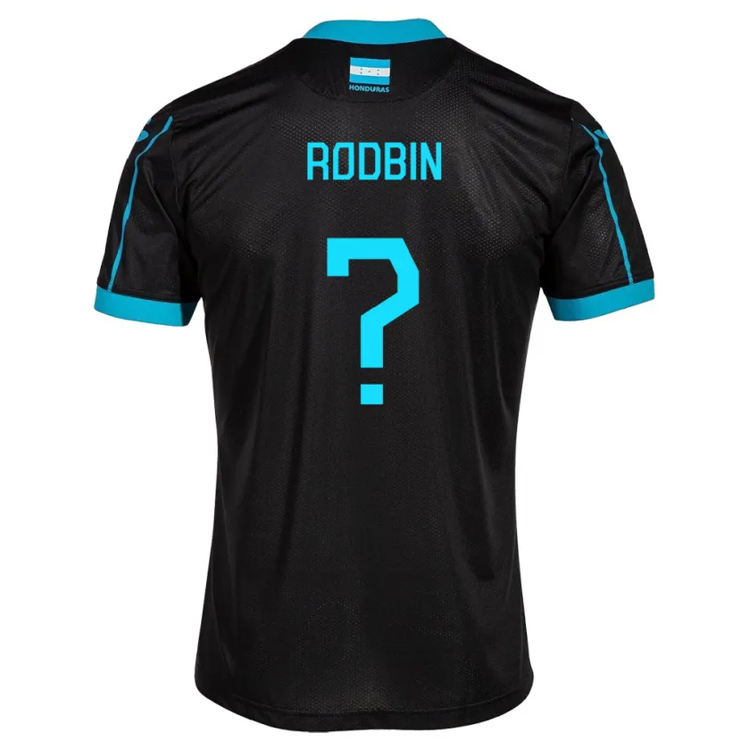 DanxenレディースホンジュラスRodbin Mejía#0黒アウェイシャツ24-26ジャージーユニフォーム
