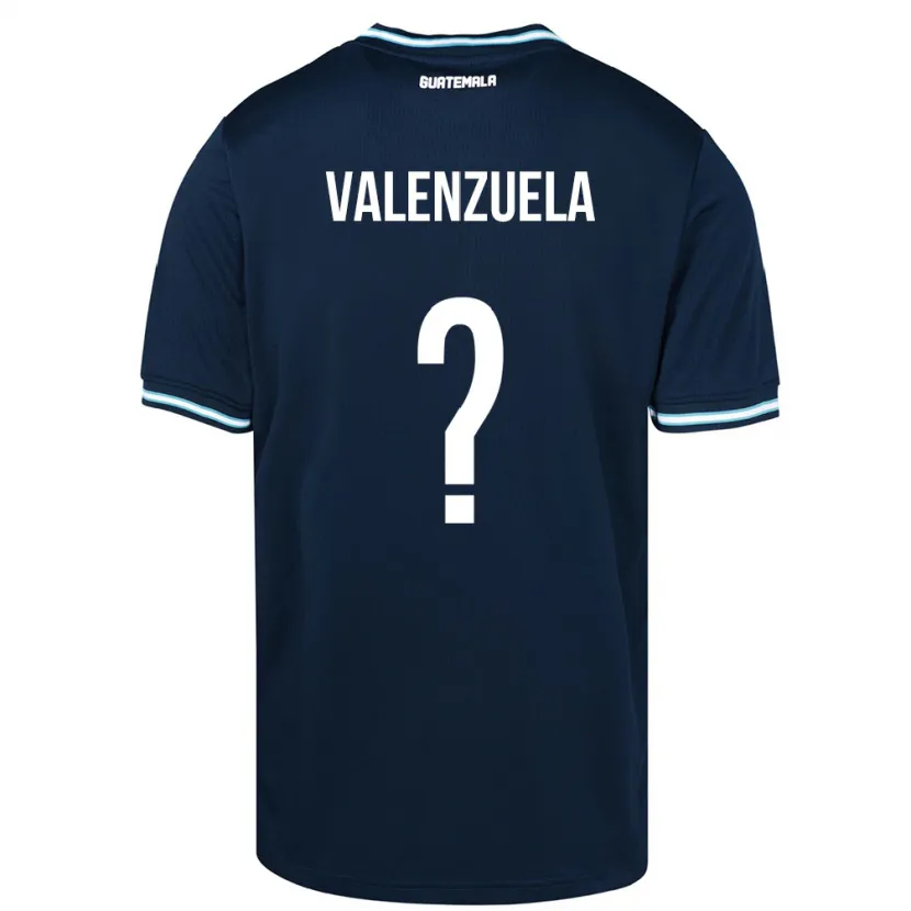 DanxenレディースグアテマラBriana Valenzuela#0青アウェイシャツ24-26ジャージーユニフォーム