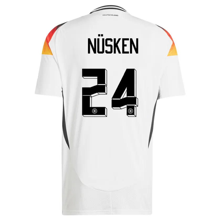 Danxenキッズドイツシェーケ・ニュスケン#24白ホームシャツ24-26ジャージーユニフォーム