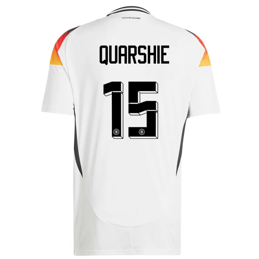 Danxenキッズドイツジョシュア・クオーシー#15白ホームシャツ24-26ジャージーユニフォーム