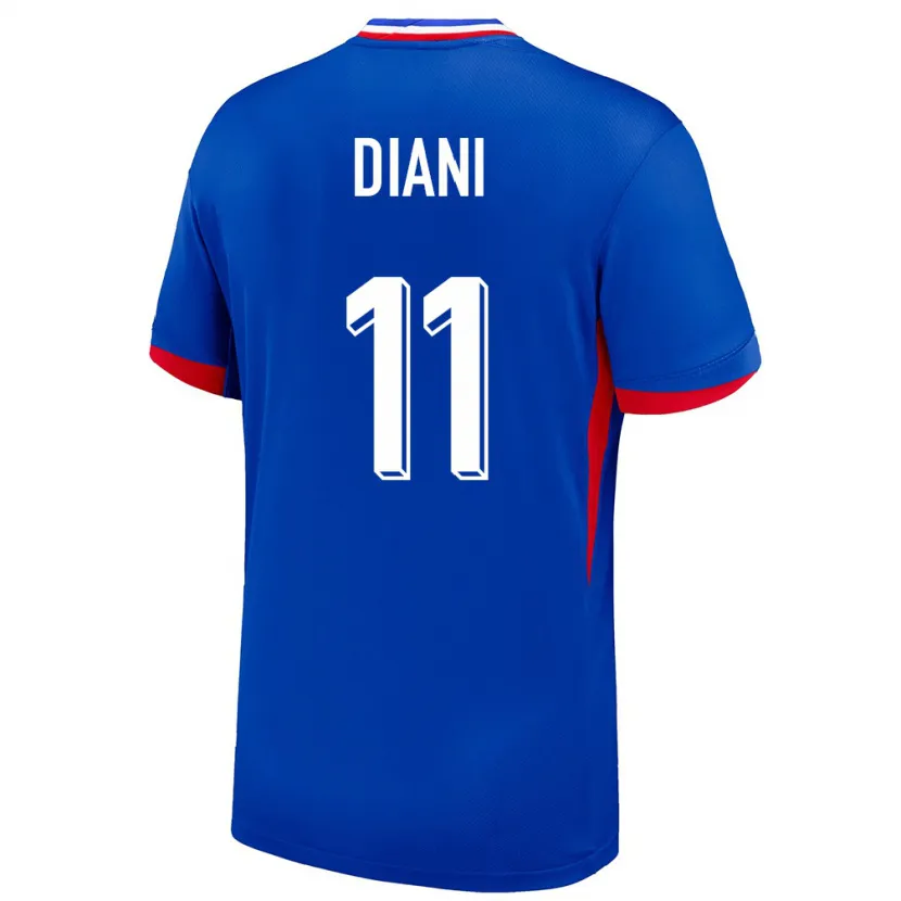 Danxenキッズフランスカディディアトゥー・ディアニ#11青ホームシャツ24-26ジャージーユニフォーム