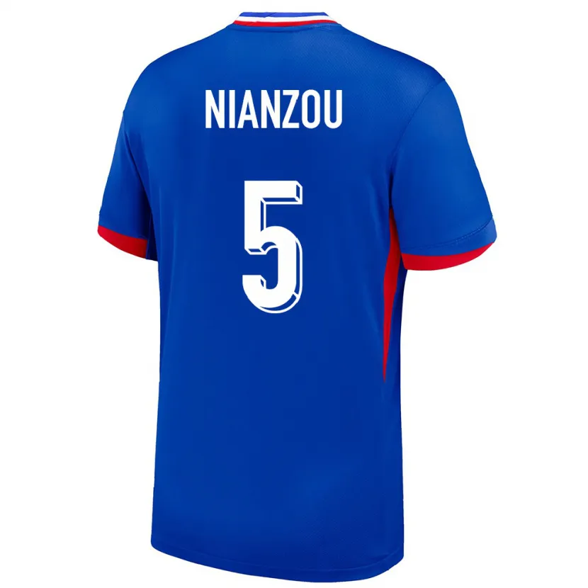 Danxenキッズフランスニアンゾー・タンギー・クアッシ#5青ホームシャツ24-26ジャージーユニフォーム
