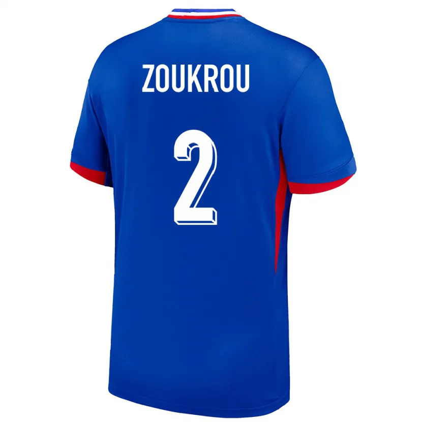 Danxenキッズフランスタンギ・バーニー＝ズクル#2青ホームシャツ24-26ジャージーユニフォーム