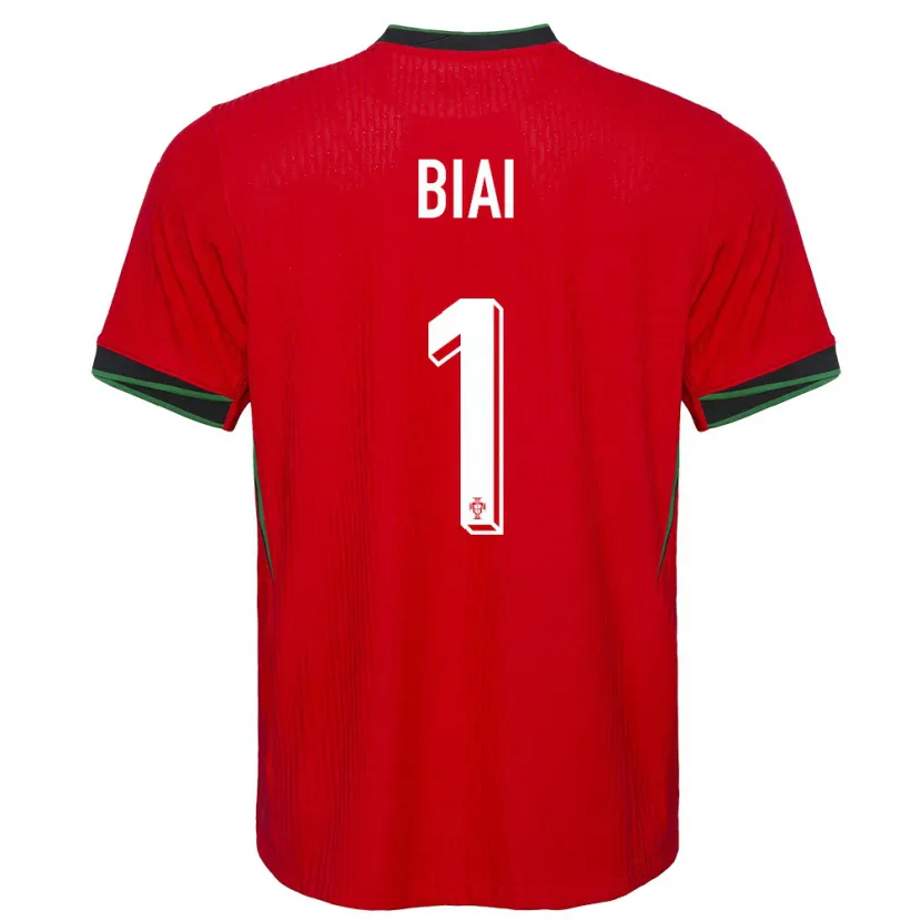 DanxenキッズポルトガルCelton Biai#1赤ホームシャツ24-26ジャージーユニフォーム