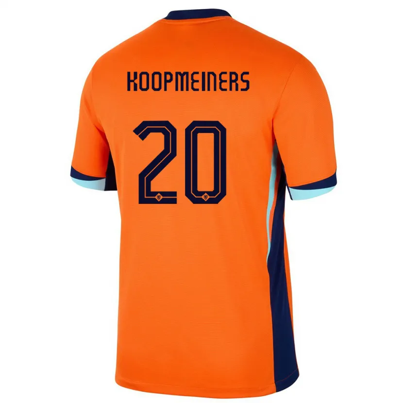 Danxenキッズオランダトゥーン・コープマイネルス#20オレンジホームシャツ24-26ジャージーユニフォーム