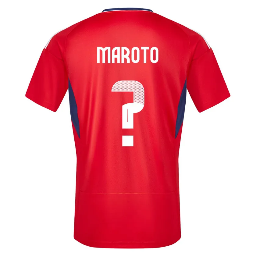DanxenキッズコスタリカVictor Maroto#0赤ホームシャツ24-26ジャージーユニフォーム