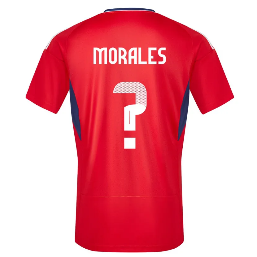 DanxenキッズコスタリカBryan Morales#0赤ホームシャツ24-26ジャージーユニフォーム