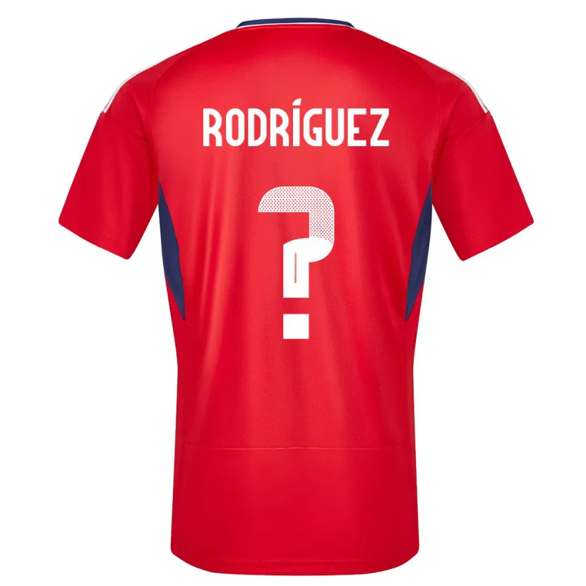 DanxenキッズコスタリカBradley Rodriguez#0赤ホームシャツ24-26ジャージーユニフォーム