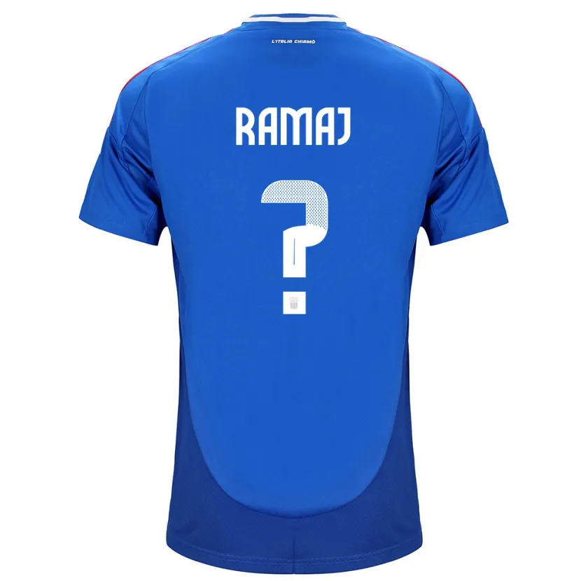 DanxenキッズイタリアGabriel Ramaj#0青ホームシャツ24-26ジャージーユニフォーム